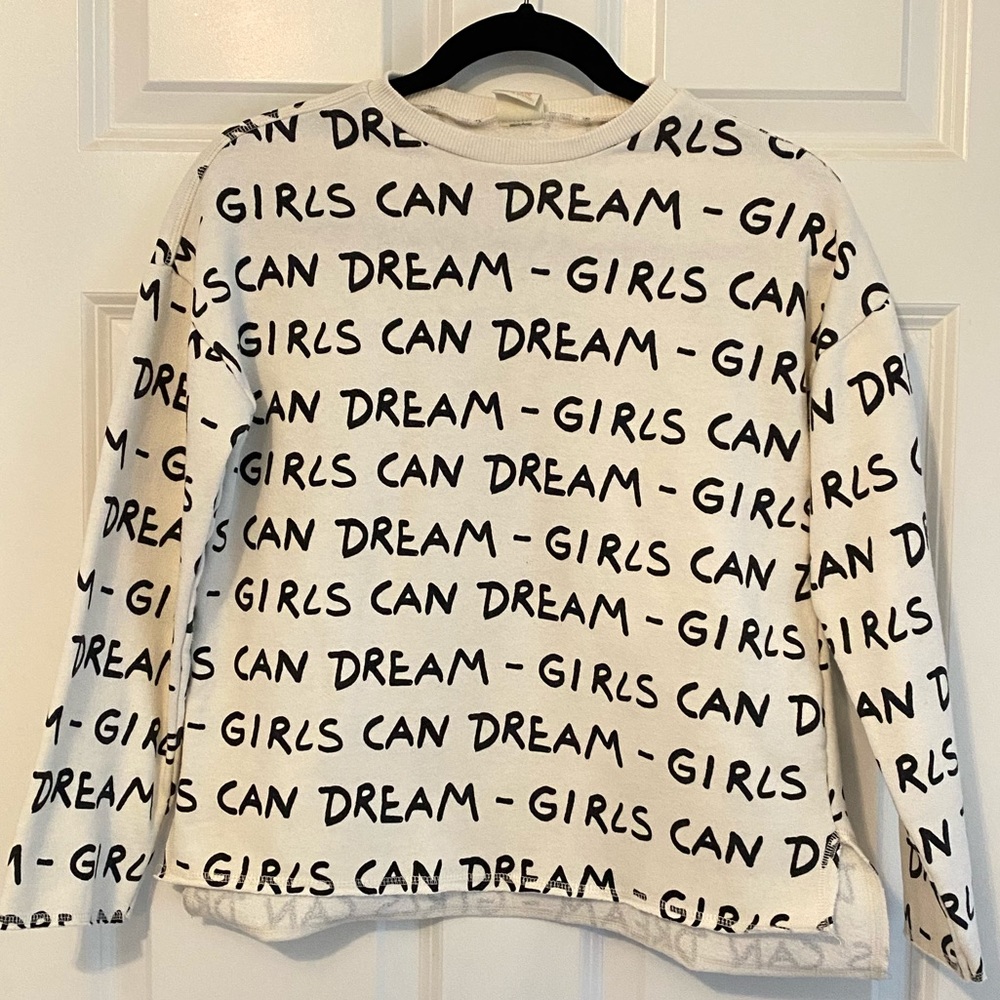 Zara girls sweatshirt
